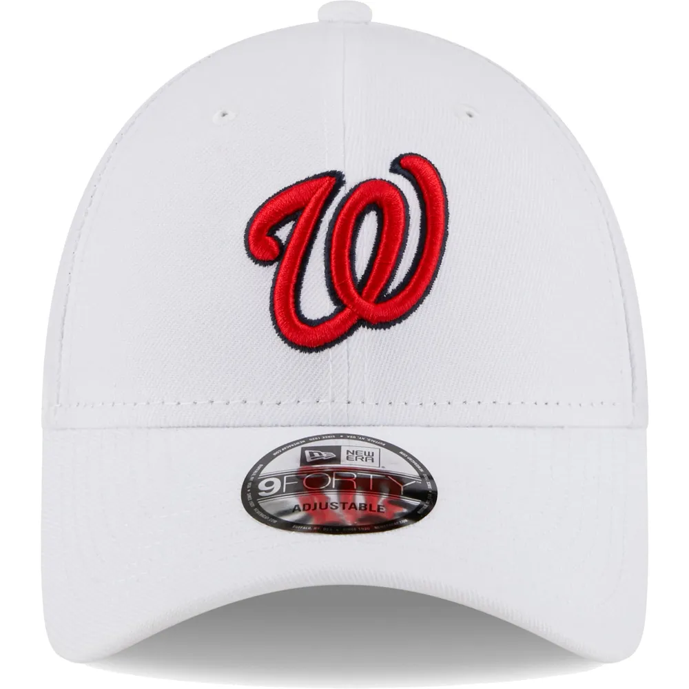 Washington Nationals New Era League II 9FORTY Adjustable Hat - White