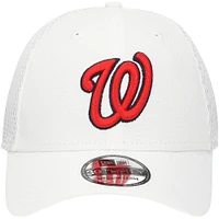 Men's New Era White Washington Nationals REPREVE Neo 39THIRTY Flex Hat