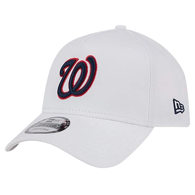 Casquette ajustable 9FORTY TC A-Frame New Era pour hommes, blanche, Washington Nationals