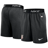 Short d'entraînement de performance Nike pour hommes, Washington Nationals City Connect Authentic Collection, noir