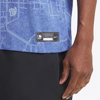 Men's Nike Blue Washington Nationals 2025 City Connect Authentic Collection Velocity Performance T-Shirt