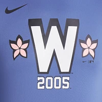 Men's Nike Blue Washington Nationals 2025 City Connect Legend Performance Long Sleeve T-Shirt
