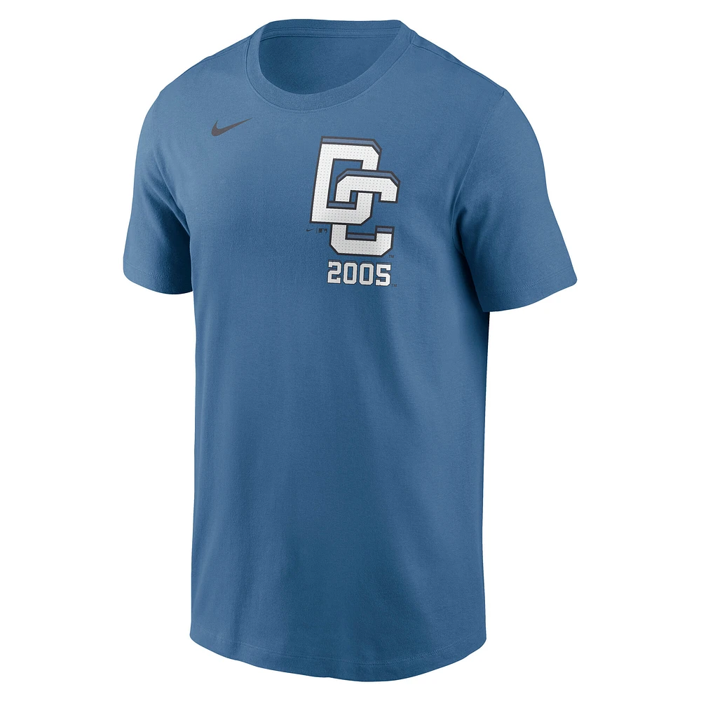 Men's Nike Blue Washington Nationals 2025 City Connect Wordmark T-Shirt