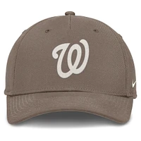 Men's Nike Brown Washington Nationals Rise Performance Adjustable Hat