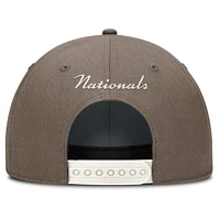 Men's Nike Brown Washington Nationals Rise Performance Adjustable Hat