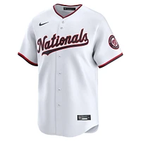 Men's Nike Carter Kieboom White Washington Nationals Home Limited Player Jersey