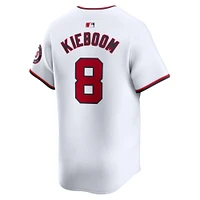 Maillot Nike Carter Kieboom pour homme, blanc, Washington Nationals, Domicile, Limité, Joueur Limité