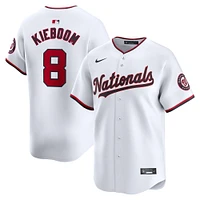 Maillot Nike Carter Kieboom pour homme, blanc, Washington Nationals, Domicile, Limité, Joueur Limité