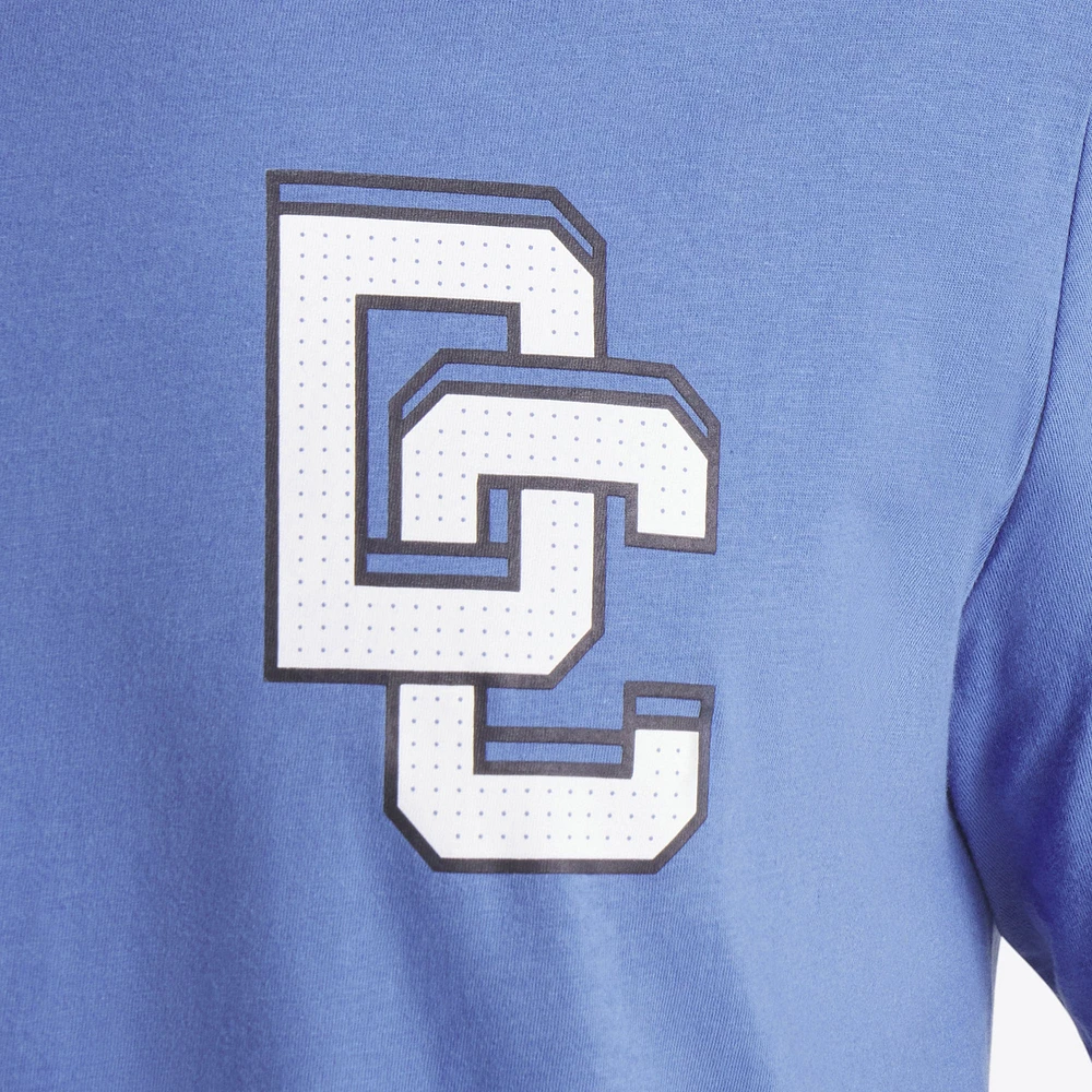 Men's Nike CJ Abrams Blue Washington Nationals 2025 City Connect Fuse Name & Number T-Shirt