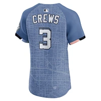 Men's Nike Dylan Crews Blue Washington Nationals 2025 City Connect Elite Player Jersey
