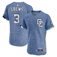 Men's Nike Dylan Crews Blue Washington Nationals 2025 City Connect Elite Player Jersey
