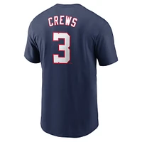 T-shirt Nike Dylan Crews bleu marine pour homme avec nom et numéro Fuse des Washington Nationals