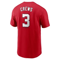 Men's Nike Dylan Crews Red Washington Nationals Fuse Name & Number T-Shirt