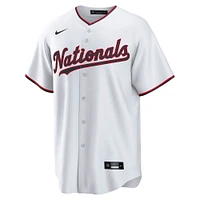maillot Nike Dylan Crews blanc pour homme, réplique du domicile 2.0 des Washington Nationals