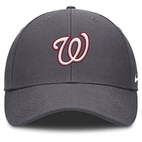 Men's Nike  Gray Washington Nationals Club Performance Adjustable Hat