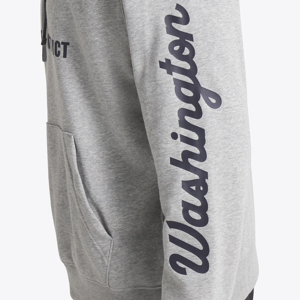 Sweat à capuche Nike Heather Charcoal Washington Nationals 2025 City Connect French Terry Club pour homme