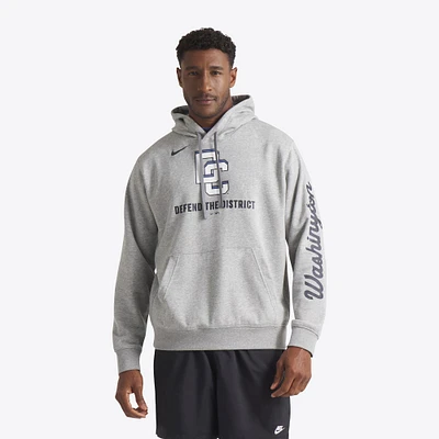 Sweat à capuche Nike Heather Charcoal Washington Nationals 2025 City Connect French Terry Club pour homme