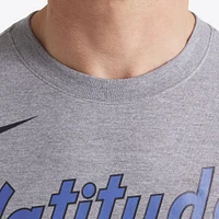 Men's Nike Heather Charcoal Washington Nationals 2025 City Connect Tri-Blend T-Shirt