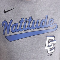 Men's Nike Heather Charcoal Washington Nationals 2025 City Connect Tri-Blend T-Shirt