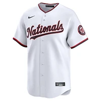 Maillot de joueur Nike James Wood blanc Washington Nationals Home Limited pour homme