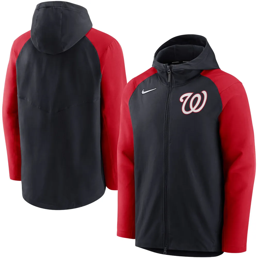 Lids Washington Nationals Women's Plus Raglan T-Shirt - Red