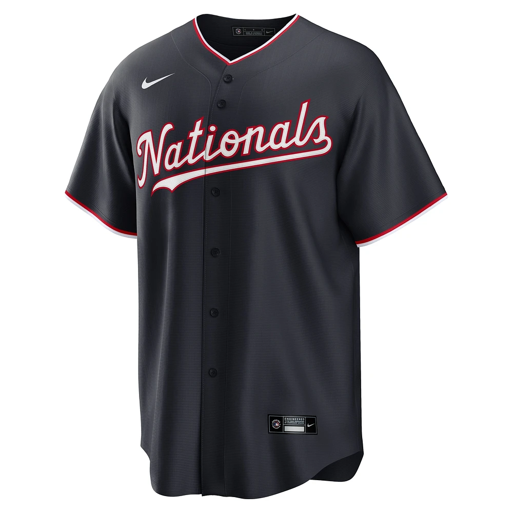 Men's Nike  Navy Washington Nationals Alternate Replica 2.0 Jersey