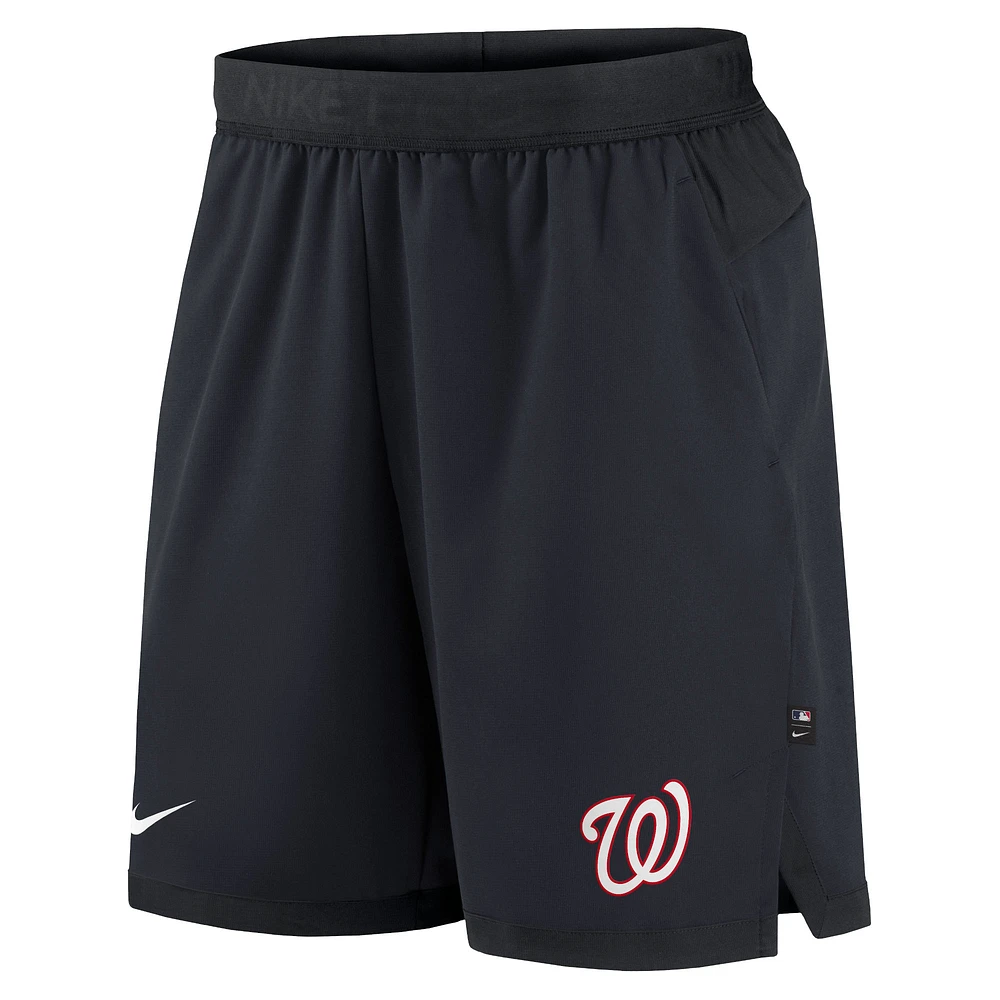 Short Performance Nike Washington Nationals Authentic Collection Flex Vent pour homme - Bleu marine