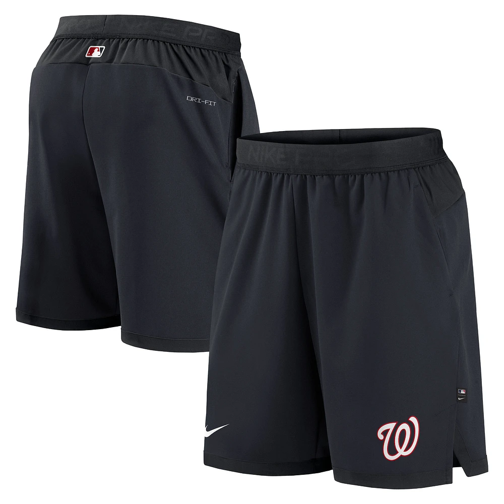 Short Performance Nike Washington Nationals Authentic Collection Flex Vent pour homme - Bleu marine