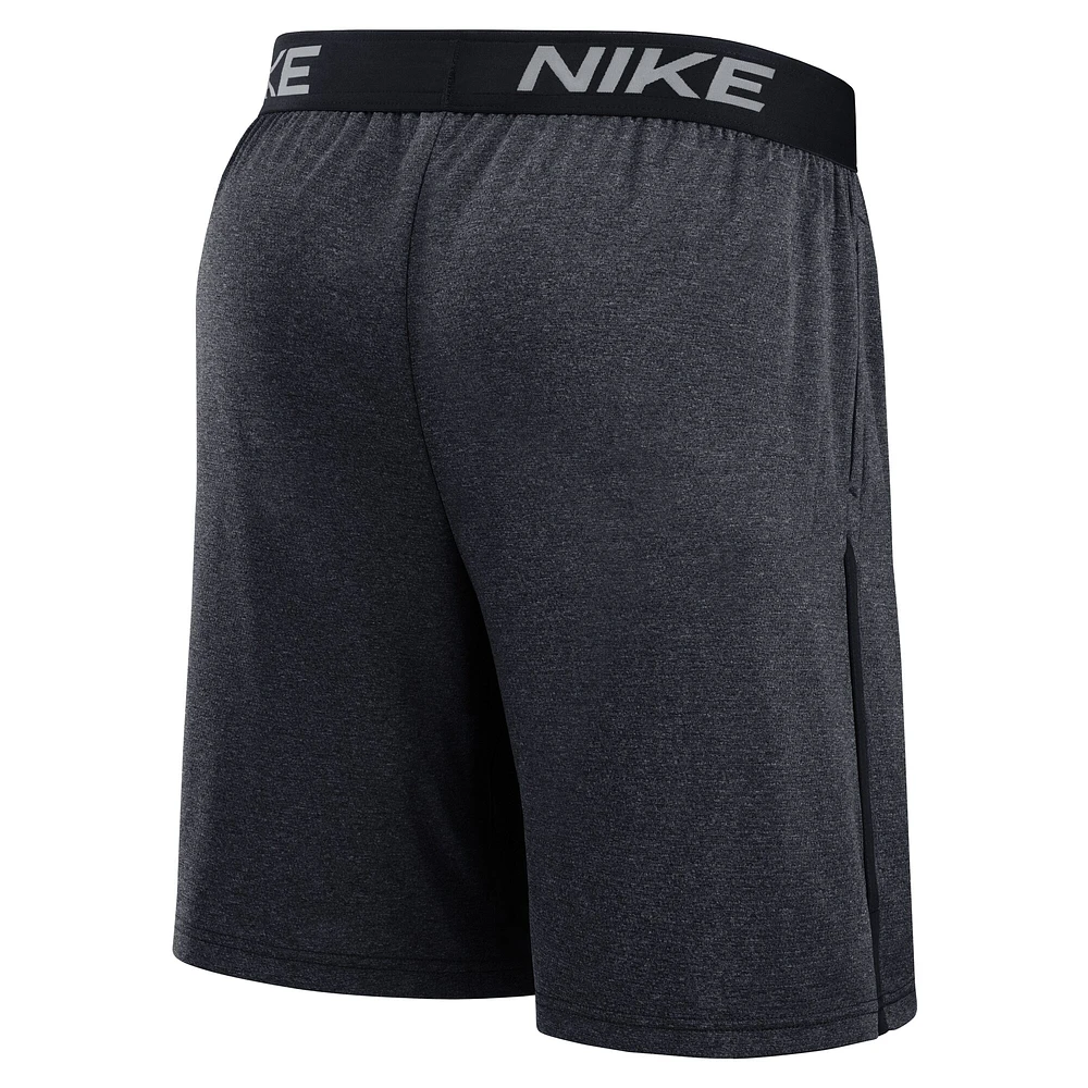 Men's Nike Navy Washington Nationals Authentic Collection Performance Knit Shorts