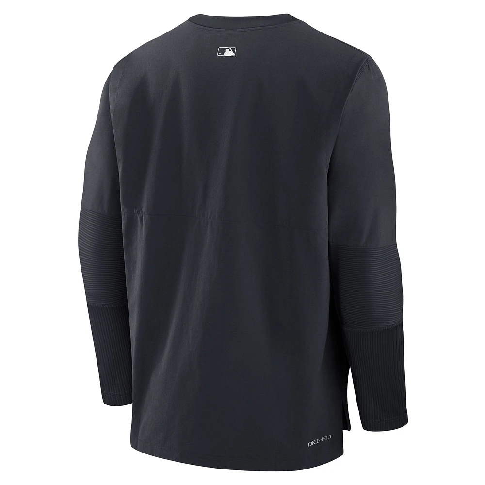 Men's Nike Navy Washington Nationals Authentic Collection Player Performance Pullover Sweatshirt