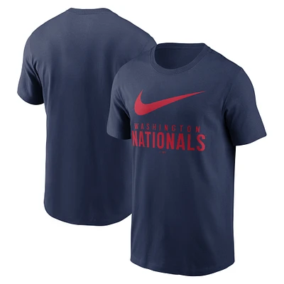 Men's Nike Navy Washington Nationals Swoosh T-Shirt