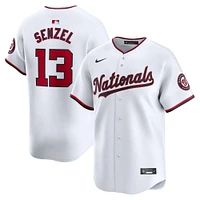 Men's Nike Nick Senzel White Washington Nationals Home Limited Player Jersey