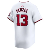 Maillot de joueur Nike Nick Senzel pour hommes, blanc, Washington Nationals, Domicile, Limité