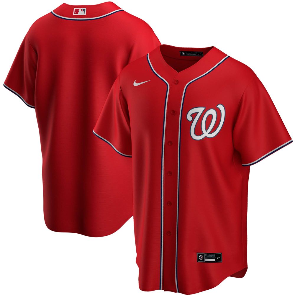 Men's Nike Red Washington Nationals Alternate Replica Team - Jersey