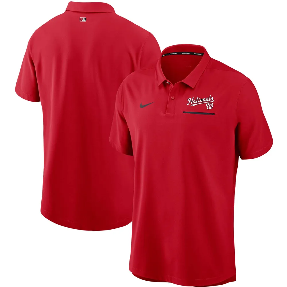 Washington Nationals Nike Authentic Collection Logo Performance Long Sleeve  T-Shirt - Red