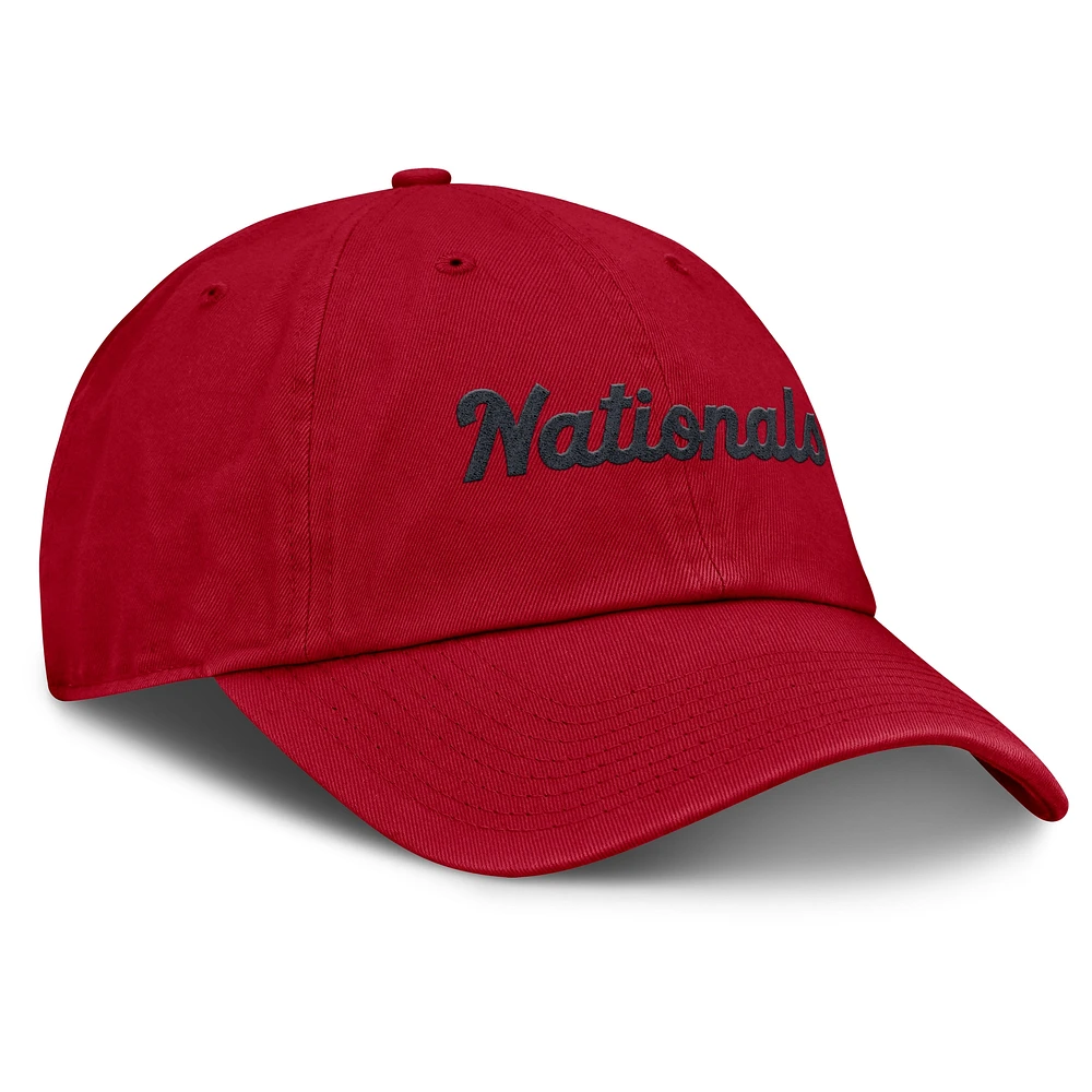 Men's Nike Red Washington Nationals Club Adjustable Hat