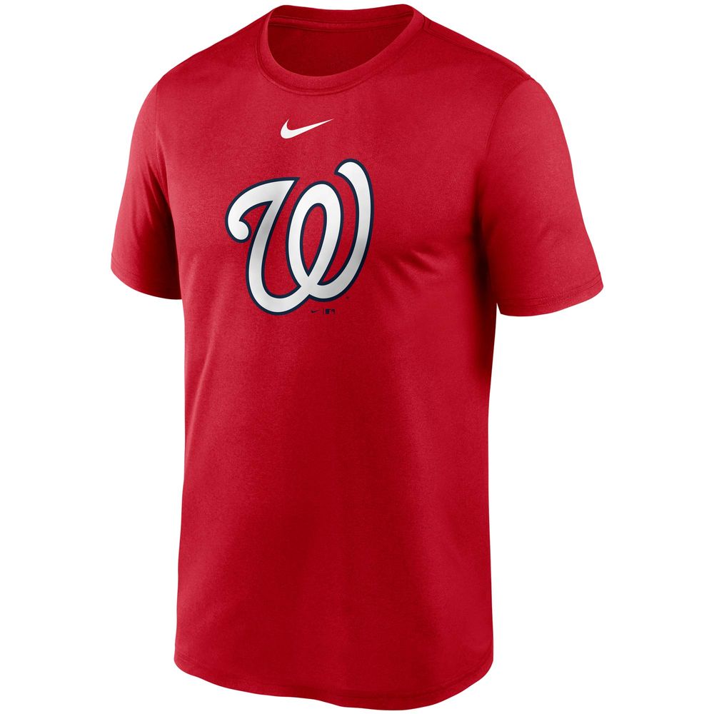 Men's Nike Red Washington Nationals Large Logo Legend Performance T-Shirt