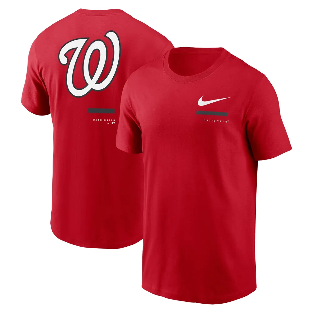 Lids Washington Nationals Nike Over the Shoulder T-Shirt - Red