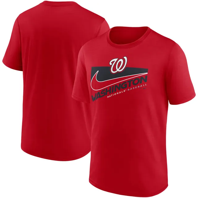 Lids Washington Nationals Nike Swoosh Town Performance T-Shirt - Red