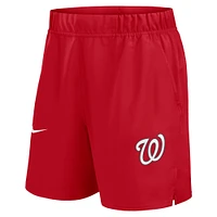 Men's Nike Red Washington Nationals Woven Victory Performance Shorts