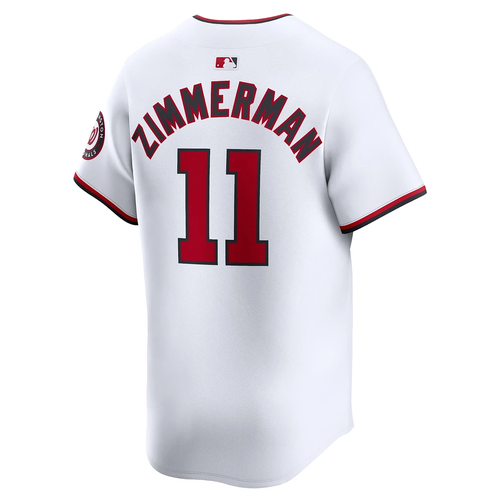 Men's Nike Ryan Zimmerman White Washington Nationals Home Limited Player Jersey