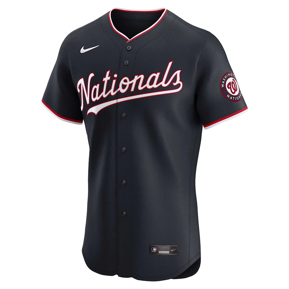 Maillot de joueur alternatif d'élite Nike Stephen Strasburg bleu marine des Washington Nationals pour homme