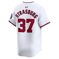 Maillot Nike Stephen Strasburg pour homme, blanc, Washington Nationals, Domicile, Limité, Joueur Limité