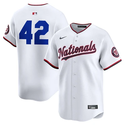 Men's Nike White Washington Nationals Home 2025 Jackie Robinson Day Limited Jersey