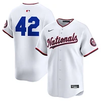 Men's Nike White Washington Nationals Home 2025 Jackie Robinson Day Limited Jersey