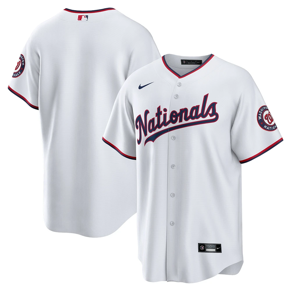 Men's Nike White Washington Nationals Home Blank Replica Jersey