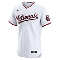 Maillot Nike blanc domicile élite des Washington Nationals pour homme