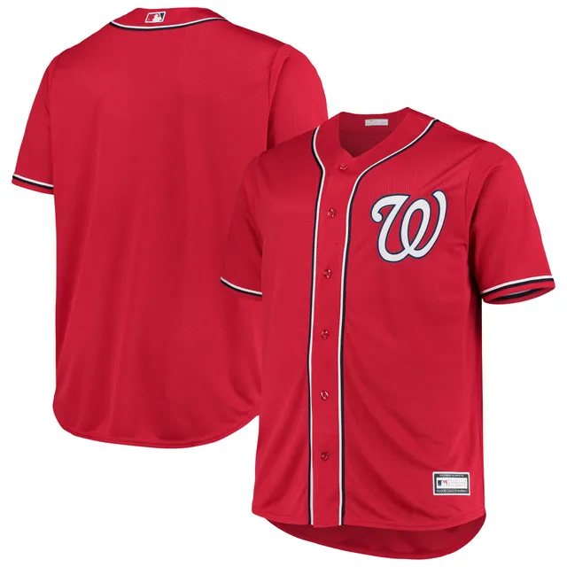 Washington Nationals Nike Alternate Authentic Custom Patch Jersey