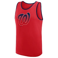 Men's Red Washington Nationals Unmatched Success Tank Top