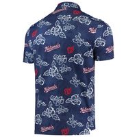 Men's Reyn Spooner Navy Washington Nationals Performance Polo